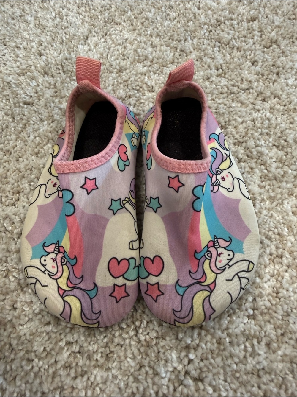 Kids Unicorn Water Shoes - Pink